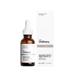 سرم روشن کننده پوست Ascorbic Acid 8% + Alpha Arbutin 2% اوردینری The Ordinary