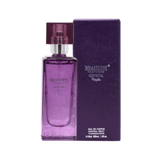 عطر جیبی زنانه برندینی مدل Purple Crystal حجم 25 میلی لیتر