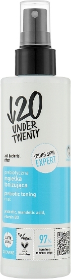 اسپری تقویت کننده صورت پروبیوتیک اندر۲۰  under twenty